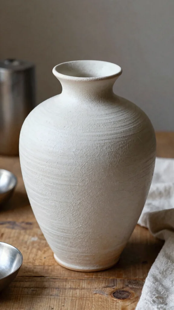 10 Raku Vase Ideas for a Dramatic Handcrafted Ceramic Display - 3. Textured Surfaces for Visual Interest 1