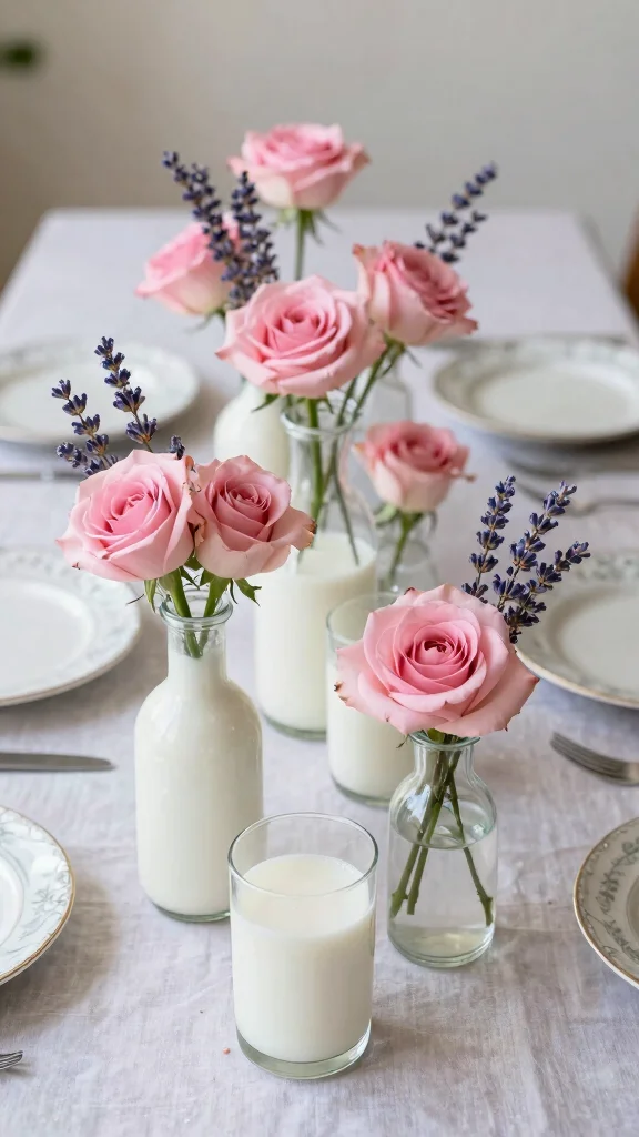 11 Antique Vase Ideas for a Period-Inspired Character-Rich Home - 6. The Vintage Charm of Milk Glass 1