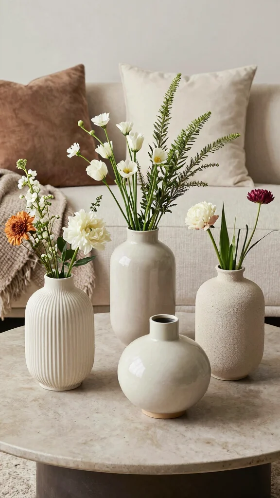 11 Art Deco Vase Ideas for a Glamorous Geometric Home Accent - 10. Unique Textured Vases 1