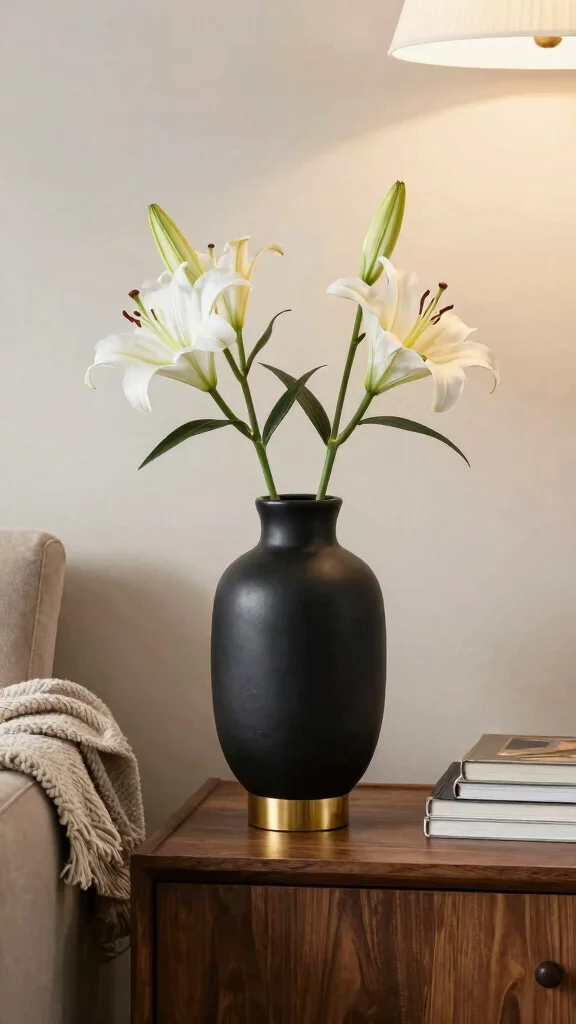 11 Art Deco Vase Ideas for a Glamorous Geometric Home Accent - 8. Mixed Material Vases 1
