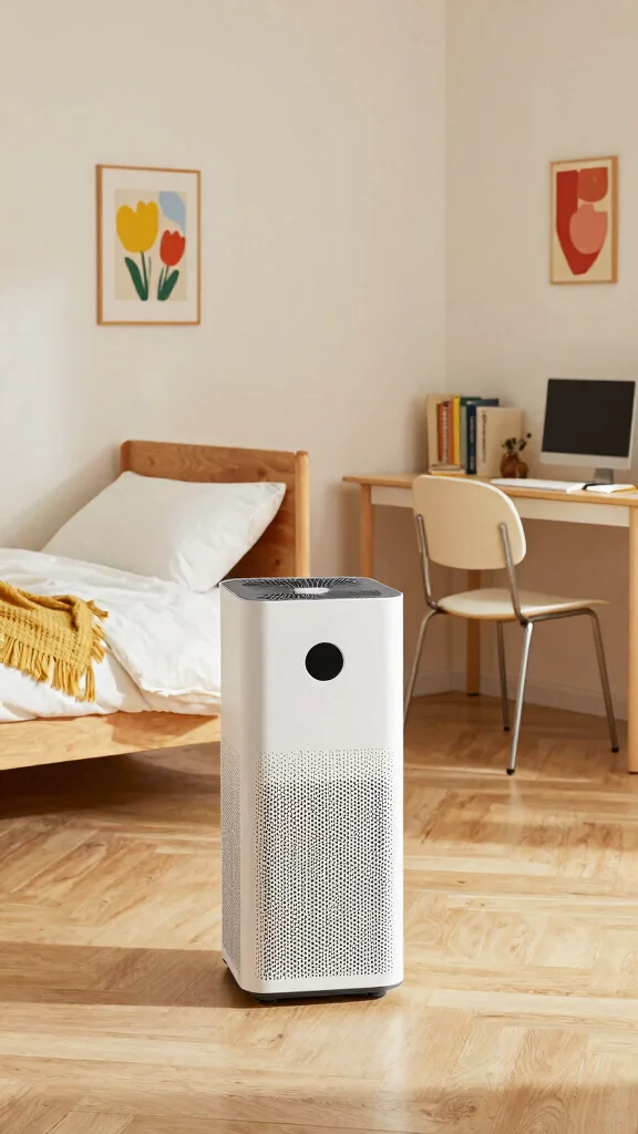 11 Dorm Room Air Purifier Ideas for Cleaner Air in a Small Space - 10. Floor Air Purifier 1
