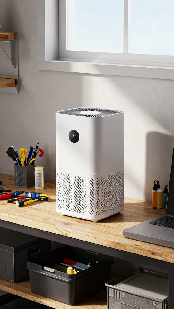 11 Garage Air Purifier Ideas for Dust Fumes and Chemical Odor Control - 4. Ionic Air Purifiers 1