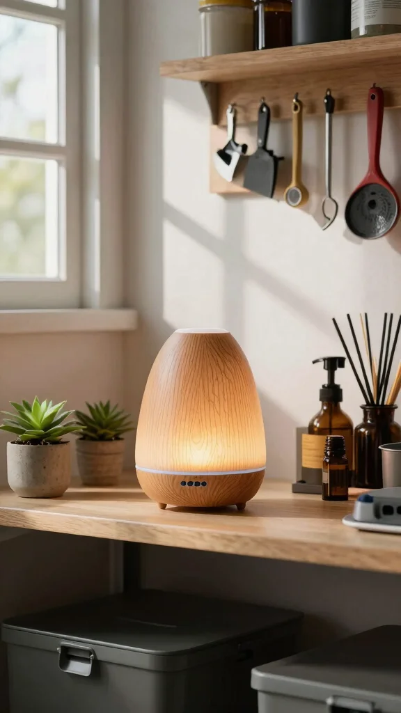 11 Garage Air Purifier Ideas for Dust Fumes and Chemical Odor Control - 6. Essential Oil Diffusers 1