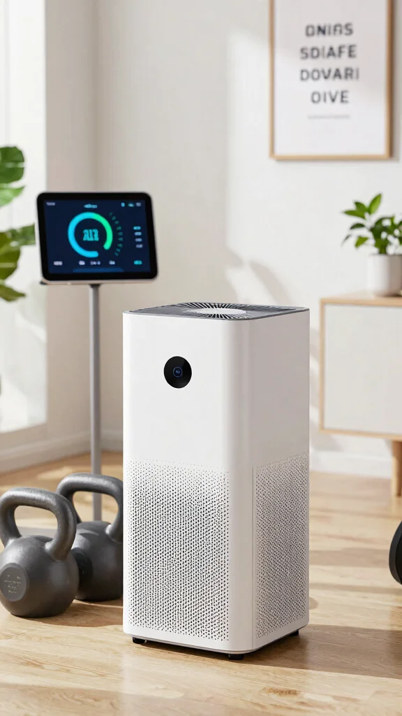 11 Gym Air Purifier Ideas for a Fresher Healthier Workout Space - 1. Smart Wi-Fi Enabled Air Purifier 1
