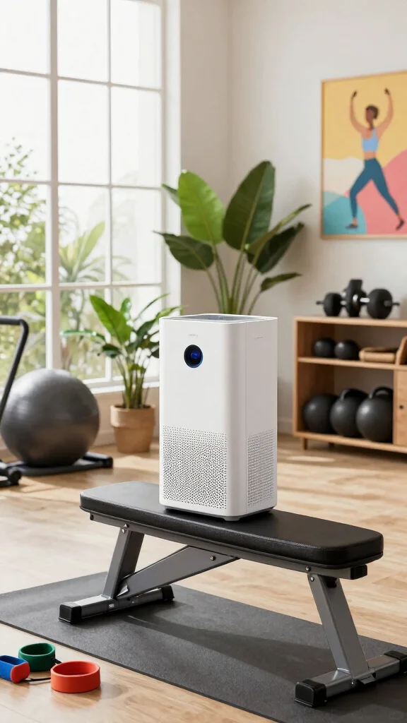 11 Gym Air Purifier Ideas for a Fresher Healthier Workout Space - 2. Compact Portable Air Purifier 1
