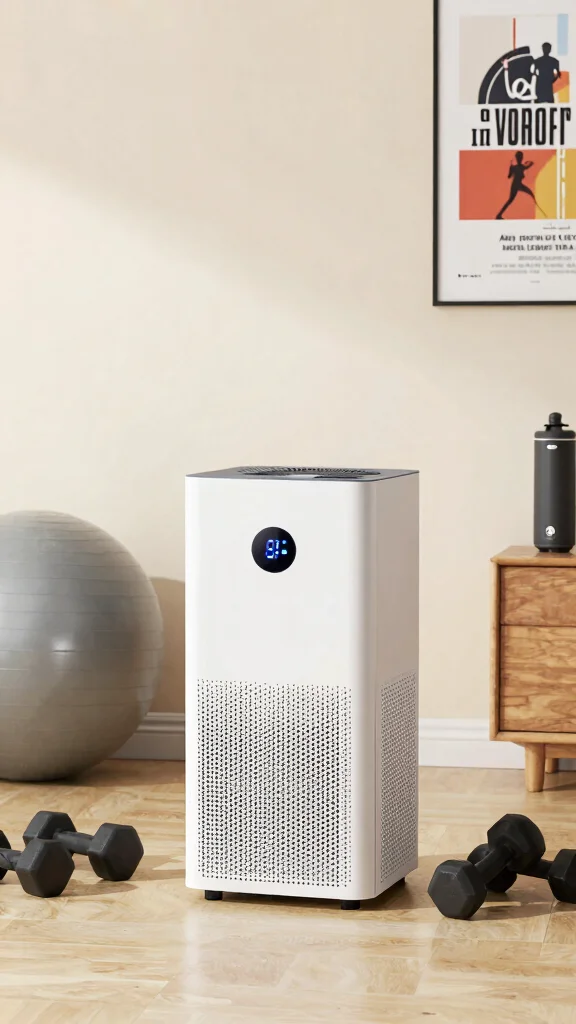 11 Gym Air Purifier Ideas for a Fresher Healthier Workout Space - 7. Air Purifier with Smart Filter Indicator 1