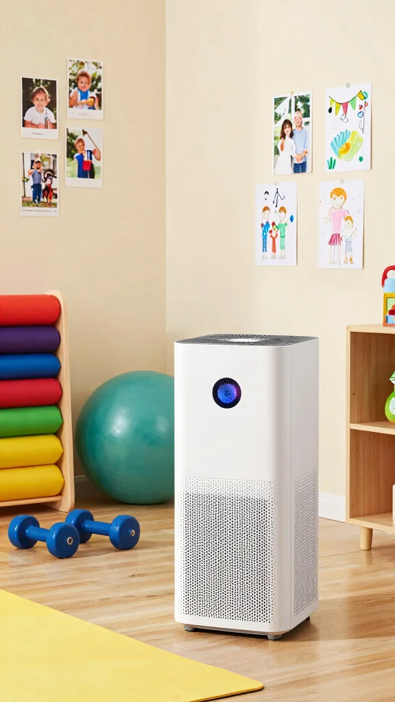 11 Gym Air Purifier Ideas for a Fresher Healthier Workout Space - 8. Air Purifier with Child Safety Features 1