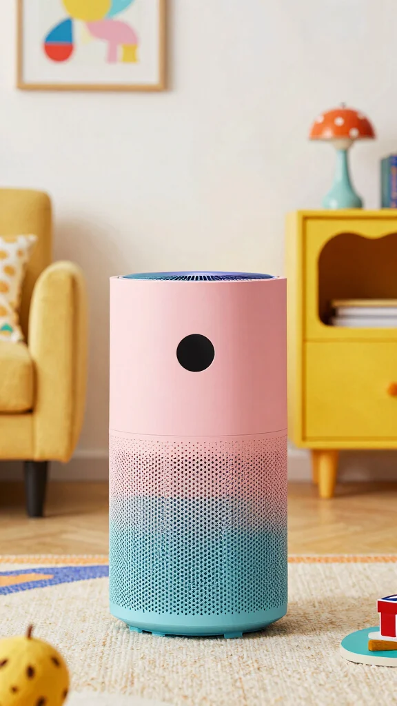 11 Japanese Air Purifier Ideas for a Minimal High-Performance Clean Air Setup - 11. The Colorful Harmony 1