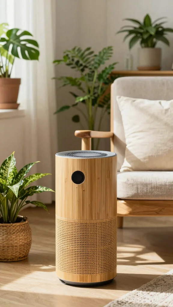 11 Japanese Air Purifier Ideas for a Minimal High-Performance Clean Air Setup - 2. The Bamboo Breeze 1