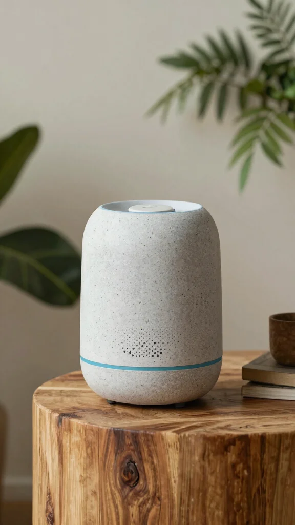 11 Japanese Air Purifier Ideas for a Minimal High-Performance Clean Air Setup - 6. The Stone Guardian 1