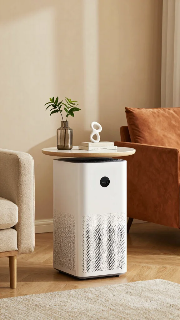 11 Levoit Core 300 Air Purifier Setup Ideas for Small to Medium Rooms - 10. Multi-Functional Furniture 1