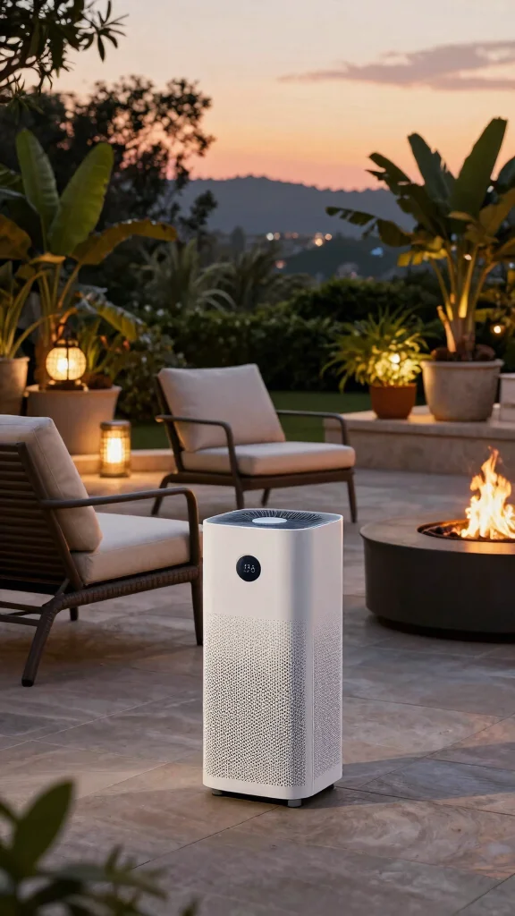 11 Luxury Air Purifier Ideas for a High-End Designer-Quality Clean Air Solution - 8. Outdoor Elegance: Air Purifiers for Patios 1