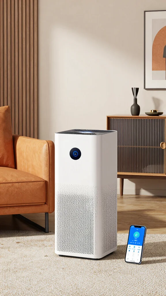 11 UV Air Purifier Ideas for an Extra Layer of Germ and Virus Protection - 4. Smart UV Air Purifier with App Control 1