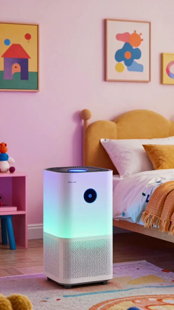 11 UV Air Purifier Ideas for an Extra Layer of Germ and Virus Protection - 5. Color-Changing UV Air Purifier 1
