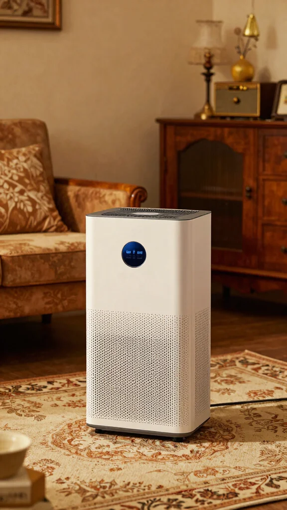 11 UV Air Purifier Ideas for an Extra Layer of Germ and Virus Protection - 8. Vintage-Inspired UV Air Purifier 1