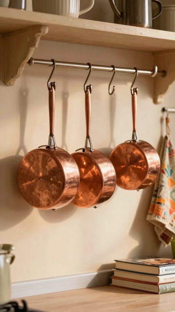 11 Under-Sink Pot Storage Ideas for Extra Kitchen Space - 2. Hanging Pot Rack 1