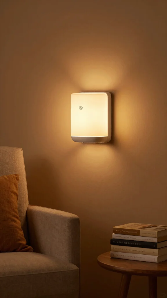 11 Wall-Mounted Air Purifier Concepts for a Space-Saving Discreet Setup - 8. Mood Lighting Air Purifier 1