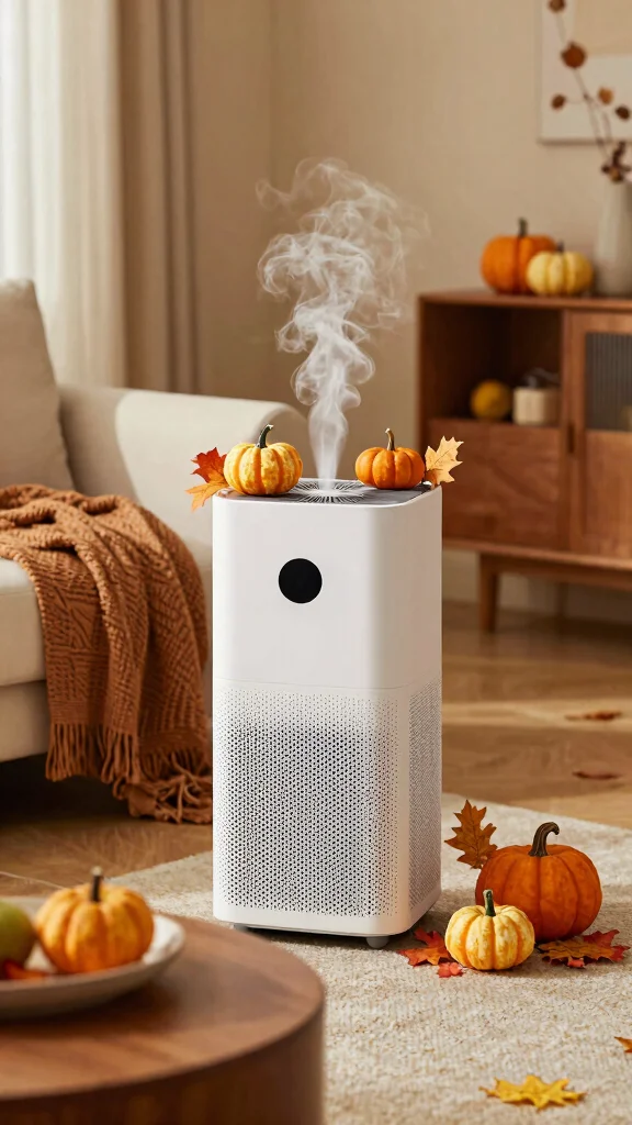12 Air Purifier Humidifier Ideas for All-in-One Indoor Air Quality - 11. Seasonal Decor Integration 1