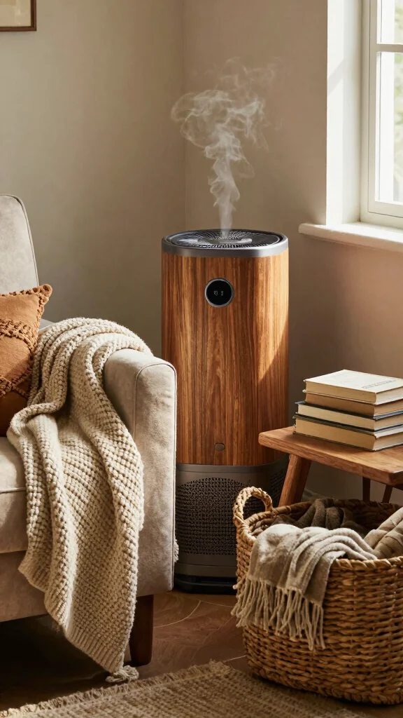 12 Air Purifier Humidifier Ideas for All-in-One Indoor Air Quality - 2. Rustic Charm 1