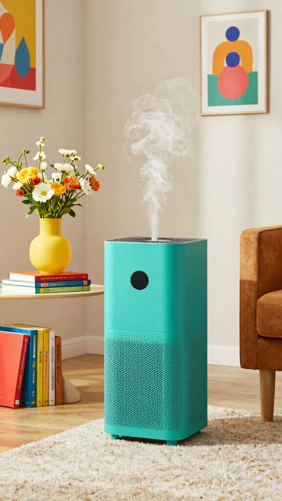 12 Air Purifier Humidifier Ideas for All-in-One Indoor Air Quality - 3. Vibrant Accents 1