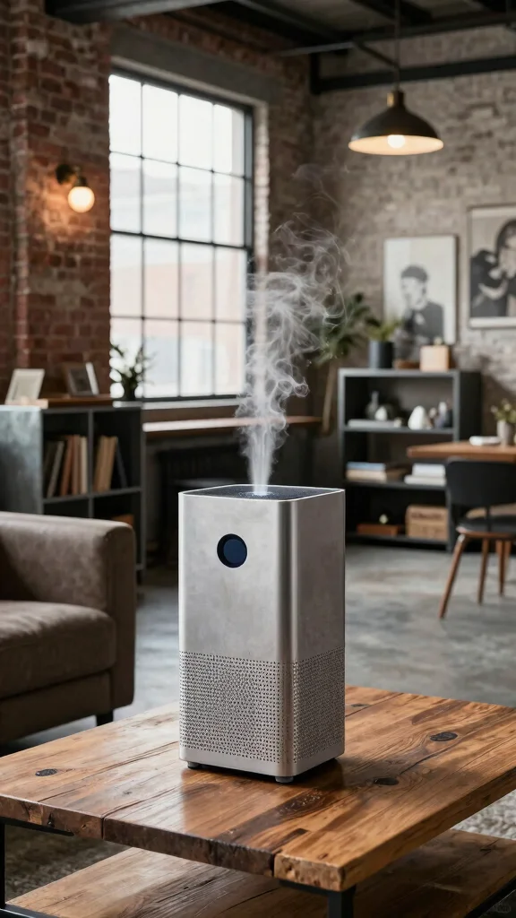 12 Air Purifier Humidifier Ideas for All-in-One Indoor Air Quality - 6. Industrial Chic 1