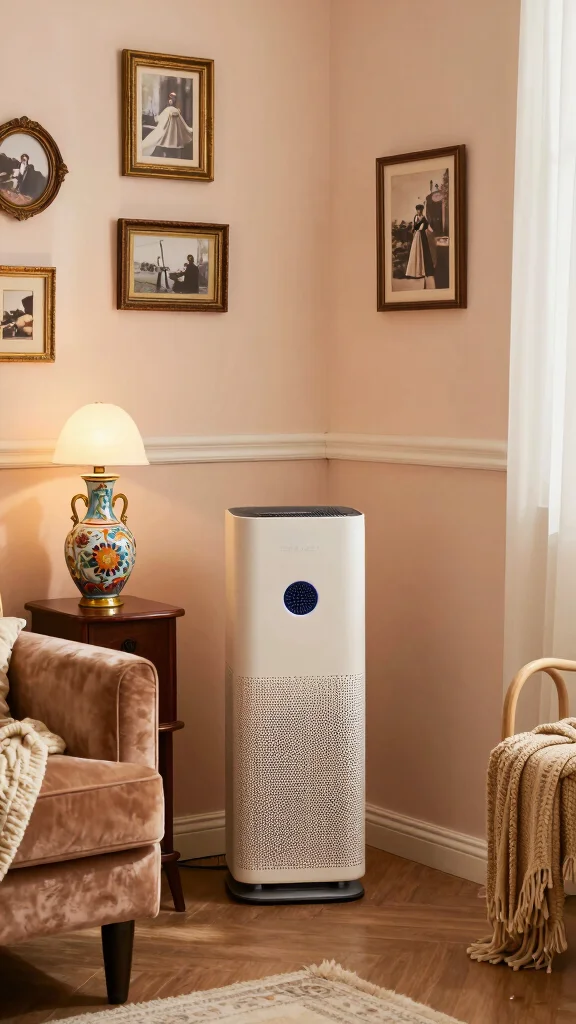 12 Air Purifier Ideas for Smokers to Clear Odors and Airborne Particles - 2. Stylish Vintage-Inspired Purifiers 1