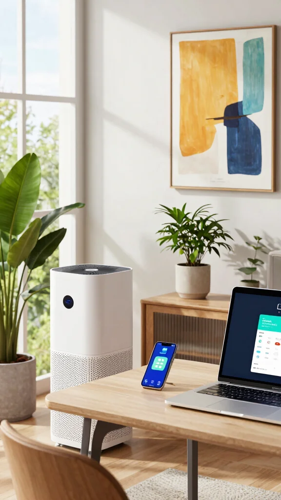 12 Air Purifier Ideas for Smokers to Clear Odors and Airborne Particles - 3. Smart Air Purifiers with App Control 1