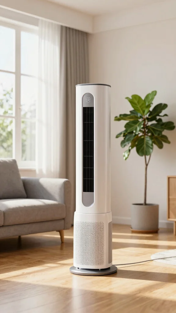 12 Air Purifier and Humidifier Combo Ideas for Cleaner Balanced Indoor Air - 1. The Elegant Tower Duo 1