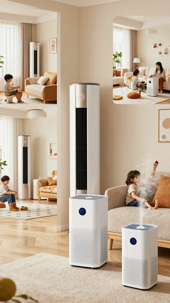 12 Air Purifier and Humidifier Combo Ideas for Cleaner Balanced Indoor Air - 7. Multi-Room Solutions 1