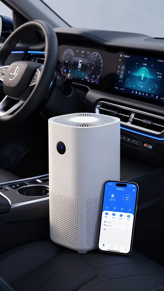 12 Car Air Purifier Ideas for Cleaner Fresher Air on Every Drive - 10. Car Air Purifier with Smart Technology 1
