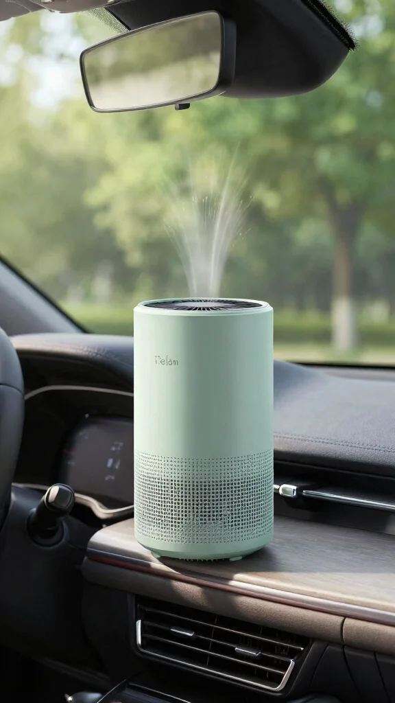 12 Car Air Purifier Ideas for Cleaner Fresher Air on Every Drive - 12. Solar-Powered Air Purifier 1