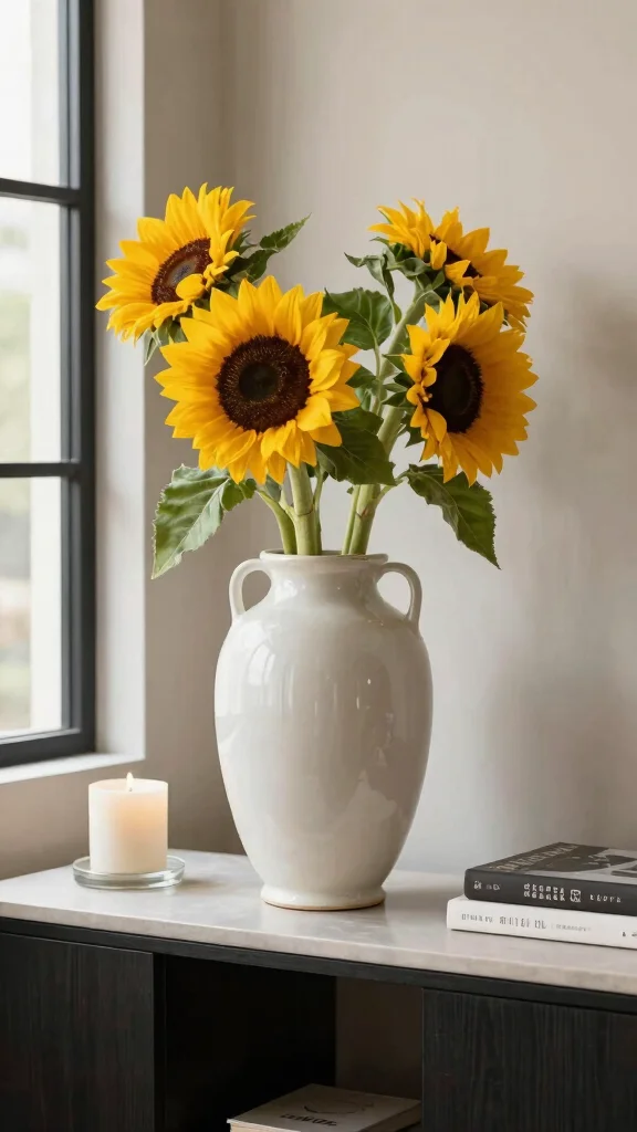12 Ceramic Bud Vase Ideas for a Delicate Artisan-Style Display - 4. Artistic Statement Pieces 1