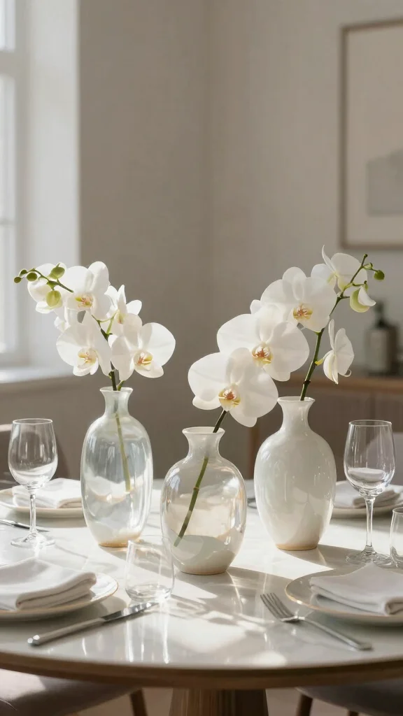 12 Ceramic Bud Vase Ideas for a Delicate Artisan-Style Display - 6. Elegant Glass-Like Finishes 1