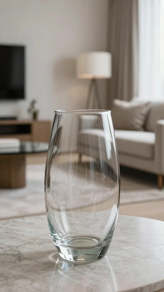 12 Clear Glass Vase Ideas for a Versatile Light-Catching Home Accent - 12. Statement Vases 1