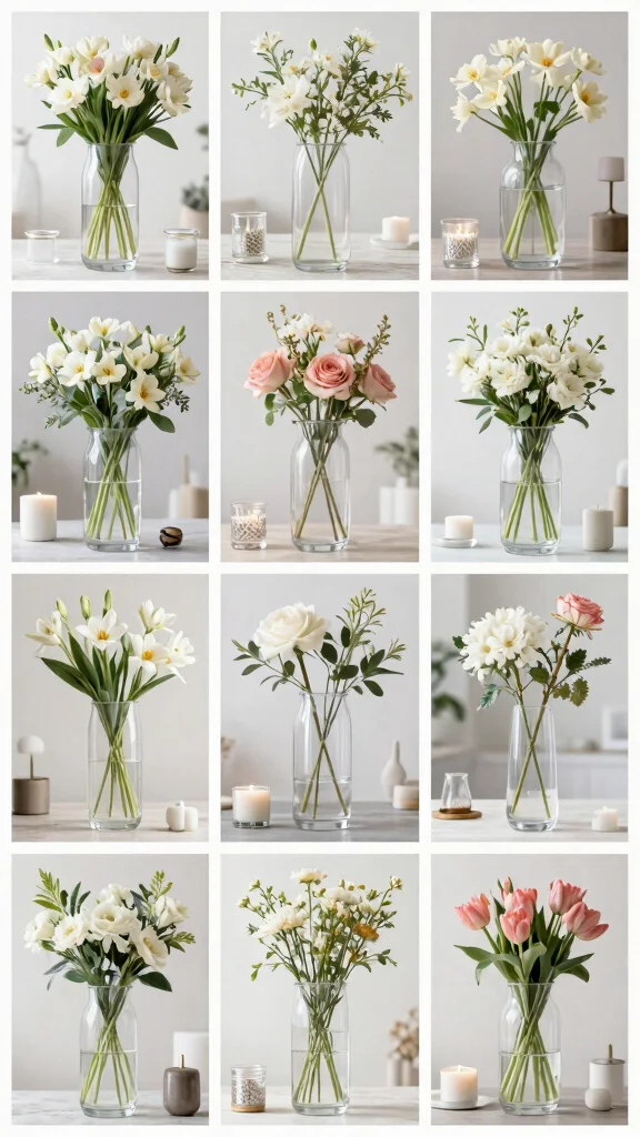 12 Clear Glass Vase Ideas for a Versatile Light-Catching Home Accent - Conclusion 1