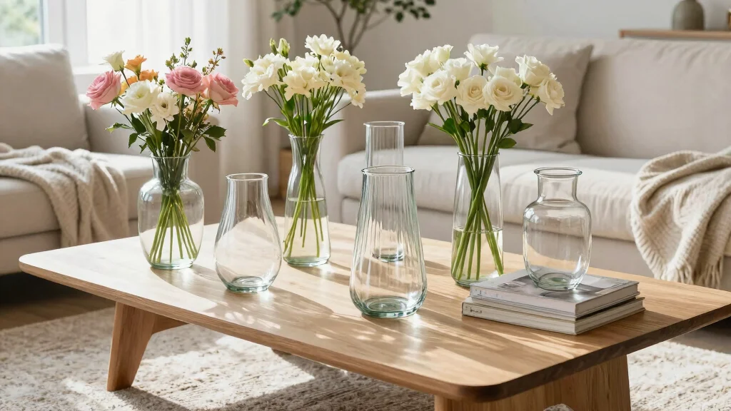 12 Clear Glass Vase Ideas for a Versatile Light-Catching Home Accent