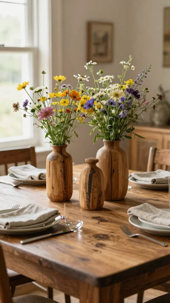 12 Colorful Vase Ideas for a Joyful Bold Eye-Catching Home Accent - 10. Rustic Charm 1