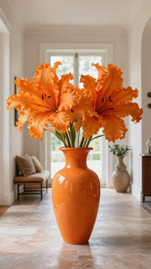 12 Colorful Vase Ideas for a Joyful Bold Eye-Catching Home Accent - 6. Bold Statement Pieces 1