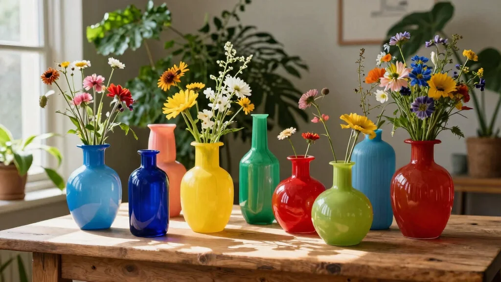 12 Colorful Vase Ideas for a Joyful Bold Eye-Catching Home Accent