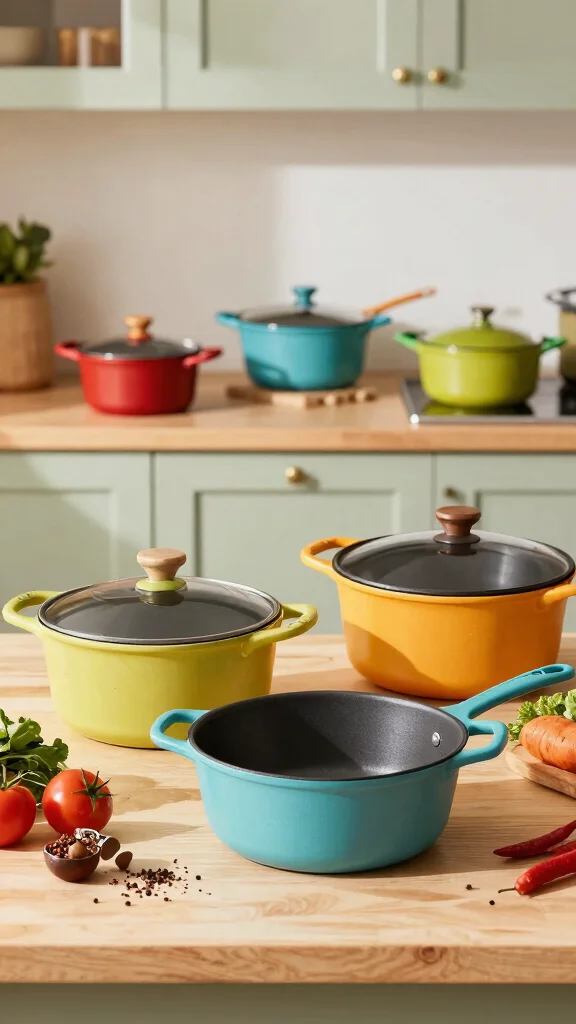12 Cookware Set Ideas for a Cohesive Well-Equipped Kitchen - 12. Eco-Friendly Cast Aluminum Cookware 1