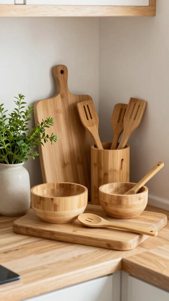 12 Cookware Set Ideas for a Cohesive Well-Equipped Kitchen - 4. Eco-Friendly Bamboo Cookware 1