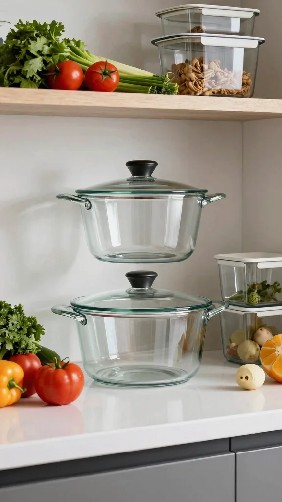 12 Cookware Set Ideas for a Cohesive Well-Equipped Kitchen - 5. Durable Glass Cookware 1