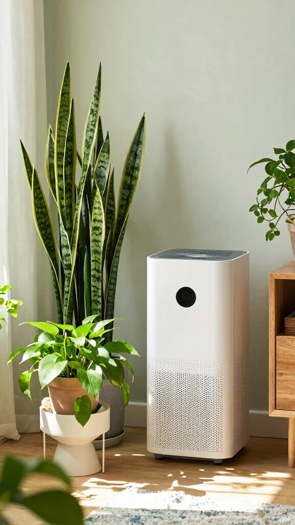 12 Coway Air Purifier Ideas for a Reliable Quiet Efficient Home Setup - 1. Place It Near Your Indoor Plants 1