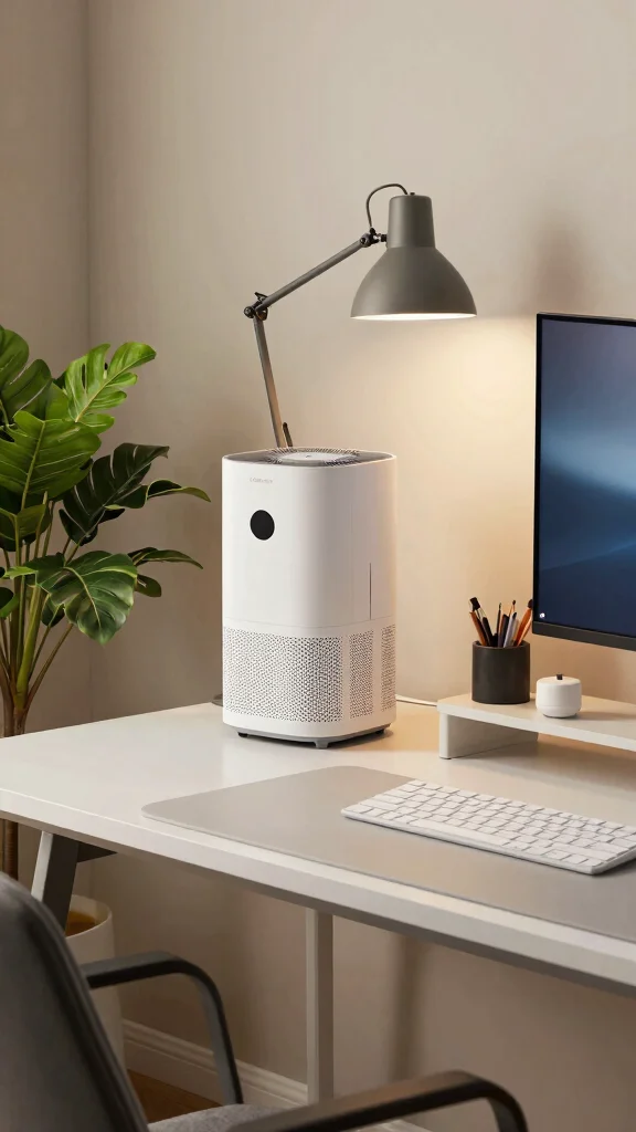 12 Coway Air Purifier Ideas for a Reliable Quiet Efficient Home Setup - 6. Integrate with Your Office Setup 1