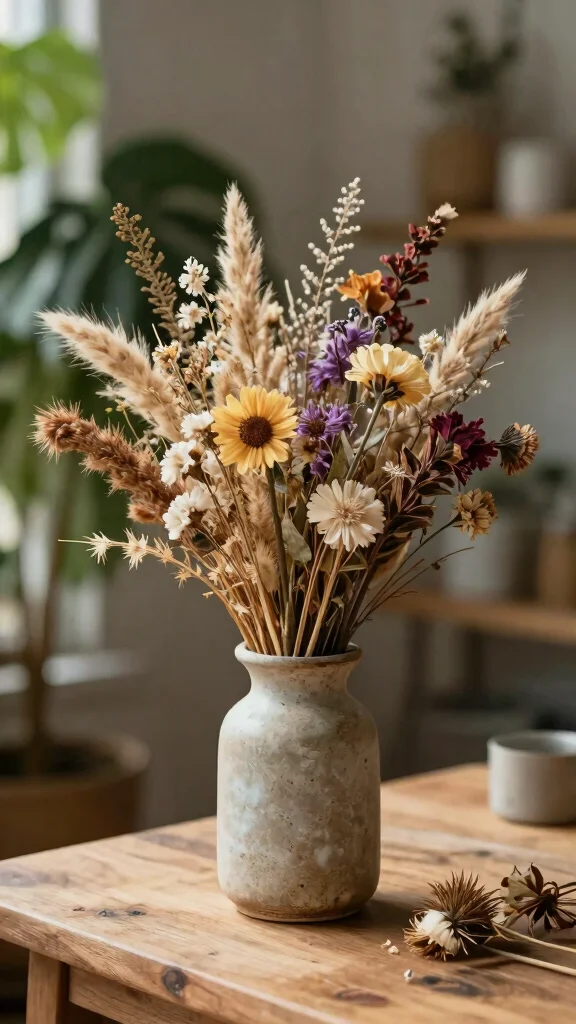 12 Dried Stem Vase Ideas for a Minimal Long-Lasting Home Display - 7. Eco-Friendly Touch 1