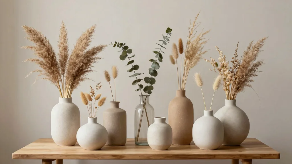 12 Dried Stem Vase Ideas for a Minimal Long-Lasting Home Display