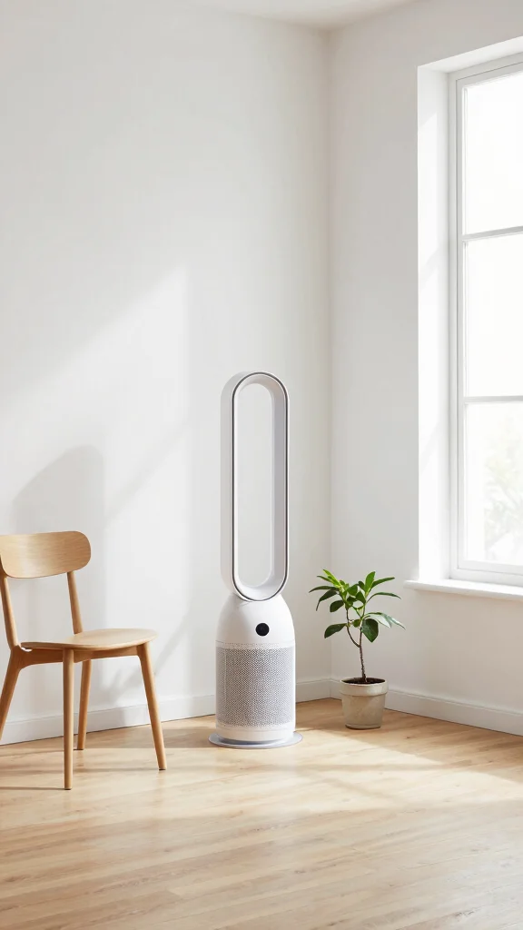 12 Dyson Air Purifier Ideas for a Powerful Design-Forward Clean Air Solution - 1. Blending with Minimalist Decor 1