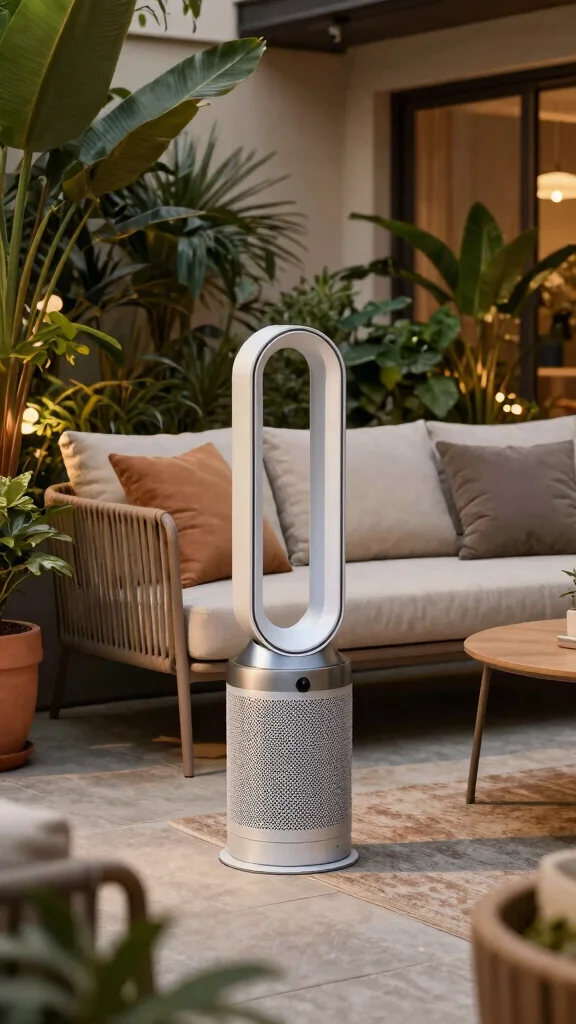 12 Dyson Air Purifier Ideas for a Powerful Design-Forward Clean Air Solution - 10. Outdoor Rooms and Patios 1