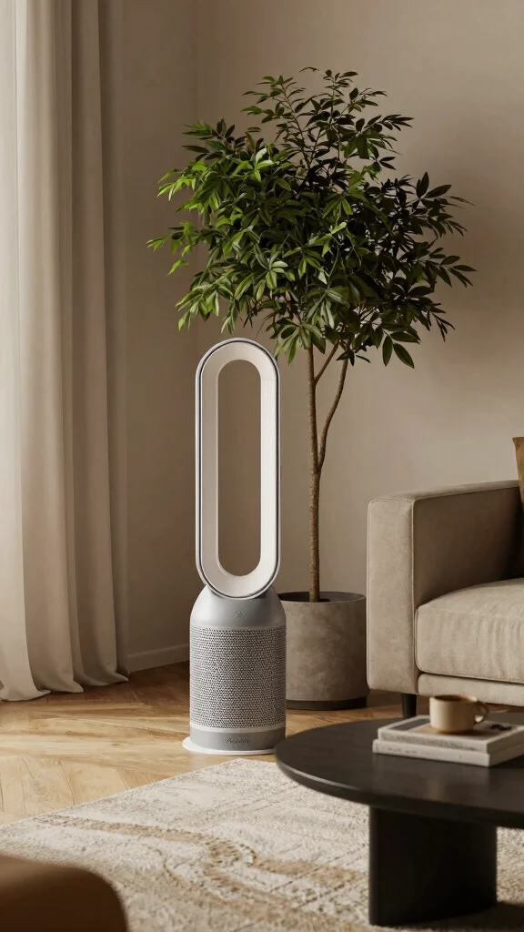 12 Dyson Air Purifier Ideas for a Powerful Design-Forward Clean Air Solution - 3. Hidden in Plain Sight 1