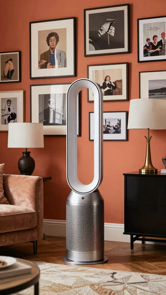 12 Dyson Air Purifier Ideas for a Powerful Design-Forward Clean Air Solution - 4. Air Purifiers as Art 1